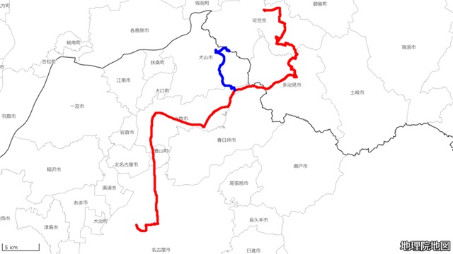 中央道高速バス路線図