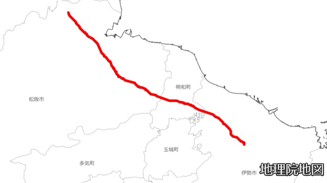 近鉄山田線路線図