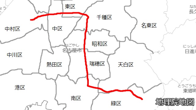 桜通線路線図