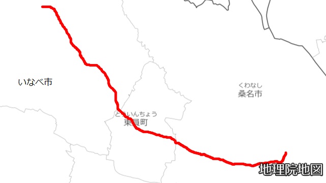 三岐鉄道北勢線路線図