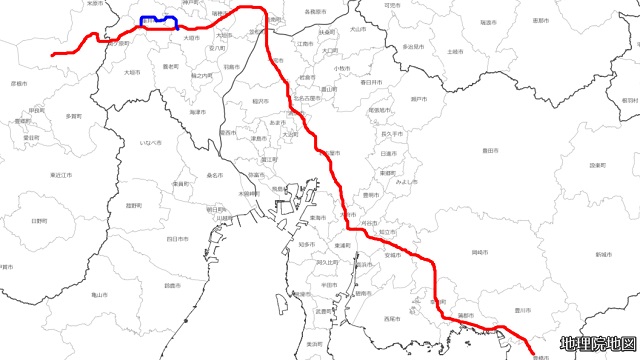 東海道本線(豊橋～米原)路線図