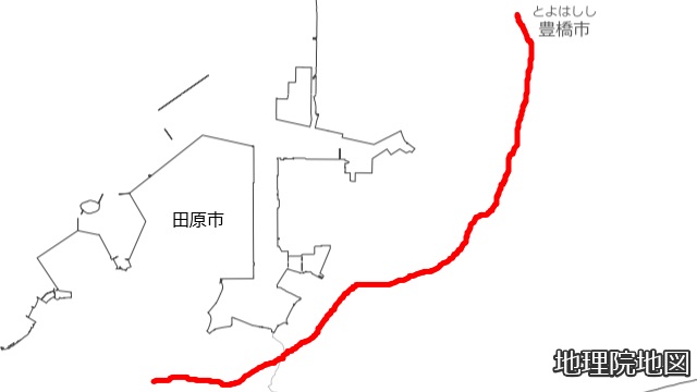 豊橋鉄道渥美線路線図