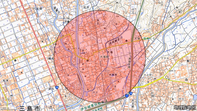大場駅周辺図